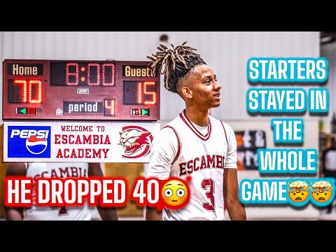 BIGGEST BLOWOUT OF THE YEAR || Escambia Academy Vs Jackson Academy || Alabama High School Basketball