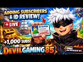 Adding subscribers and giving id review in blox fruits