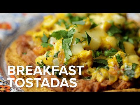 Breakfast Tostadas  Tasty Recipes