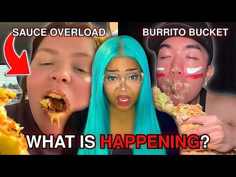 TikTok MESSY MUKBANGS are DISTURBING.. REACTION