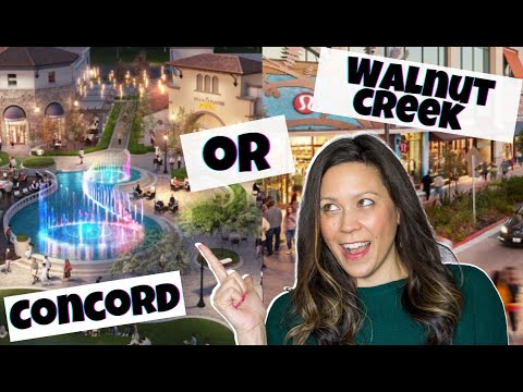 Walnut Creek CA downtown VS. Concord CA downtown | EP 95