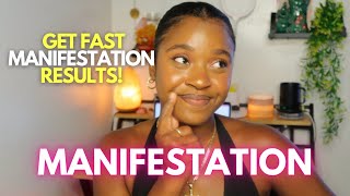 a quick manifestation technique that works fast