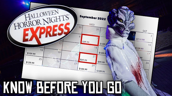 Universal studios halloween horror nights express pass