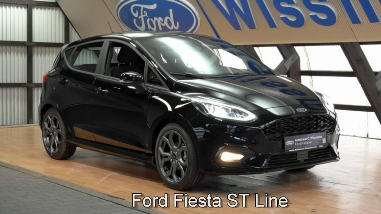 Ford Fiesta St Line Gahjkp Obsidian Schwarz Autohaus Wissmann Youtube