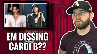 [Industry Ghostwriter] Reacts to: Eminem- Marsh (Reaction) Was Eminem taking shots and Cardi B??