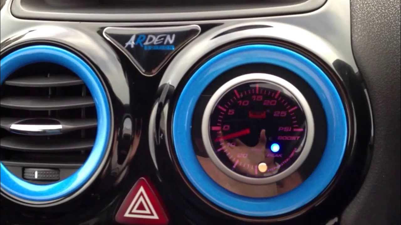 Corsa VXR Motor Meter Boost Gauge Start Up and Shut Down Sequence YouTube
