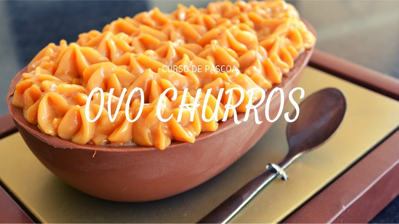 OVO DE PASCOA CHURROS CURSO DE PASCOA