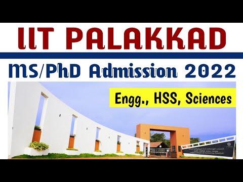 iit palakkad phd admission 2022 brochure