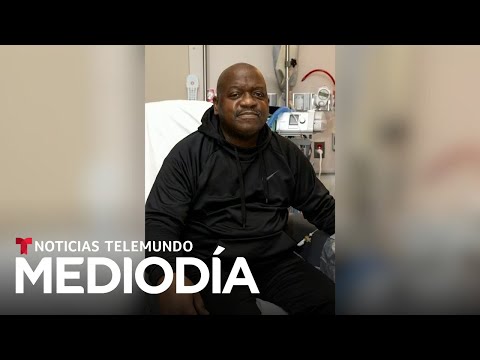 Las fotos del hombre que recibió un riñón de cerdo antes de ser dado de alta | Noticias Telemundo