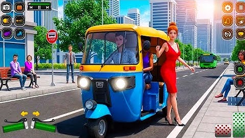 Tuk Tuk Auto Rickshaw Driving Simulator - City Tuk Tuk Rickshaw Game 3D - Android GamePlay