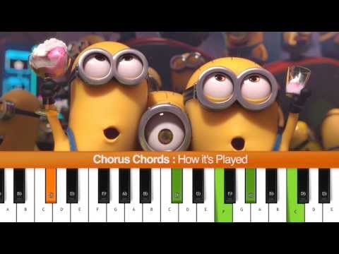 How To Play "Happy" Despicable Me 2 Theme (Pharrel Williams) Piano Tutorial