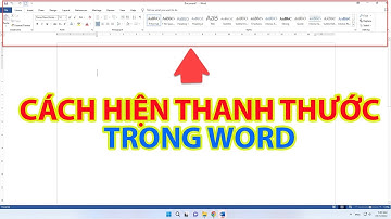 Cách Hiện Thanh Thước Trong Word | Hiển Thị Thước Trong Word