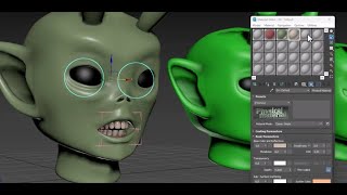 3D Modelinng Character Alien Process timelapse, Sculpting an Alien using 3ds Max