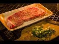焚き火でステーキ丼 静かな森の中でキャンプ ② Steak made with bonfire