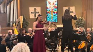 Sydney Li-Jenkins (13) playing Introduction and Rondo Capriccioso with the Mill Valley Philharmic