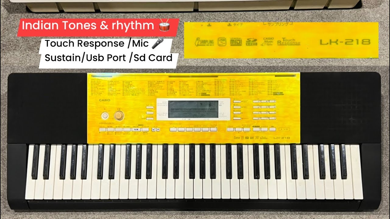 Casio Lk-218 Keybaord Indians tones & Rhythm ( Wilsons music