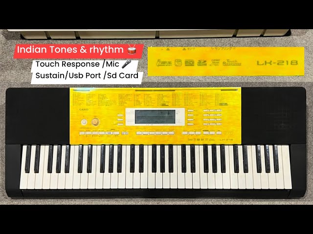 Casio Lk-218 Keybaord Indians tones & Rhythm ( Wilsons music