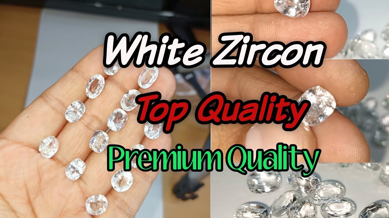 WHITE ZIRCON || DIAMOND SUBSTITUTE || - YouTube
