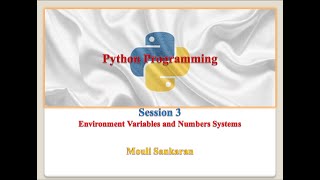 Session 3: Environment variables and Number Systems
