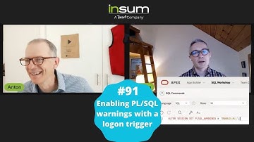 APEX Instant Tips #91: Enabling PL/SQL warnings with a logon trigger
