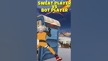 FORTNITE SWEAT PLAYER VS BOT PLAYER GAMEPLAY #shorts