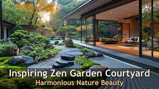 Stunning Zen Garden Courtyard Inspirations: Discover the Beauty