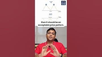 What are Double Top & Double Bottom Chart Patterns? #shorts | Vivek Bajaj