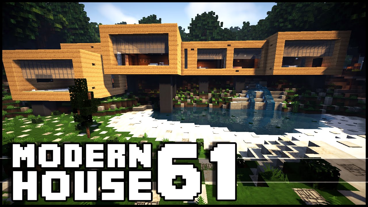 Minecraft Modern House 61 Youtube