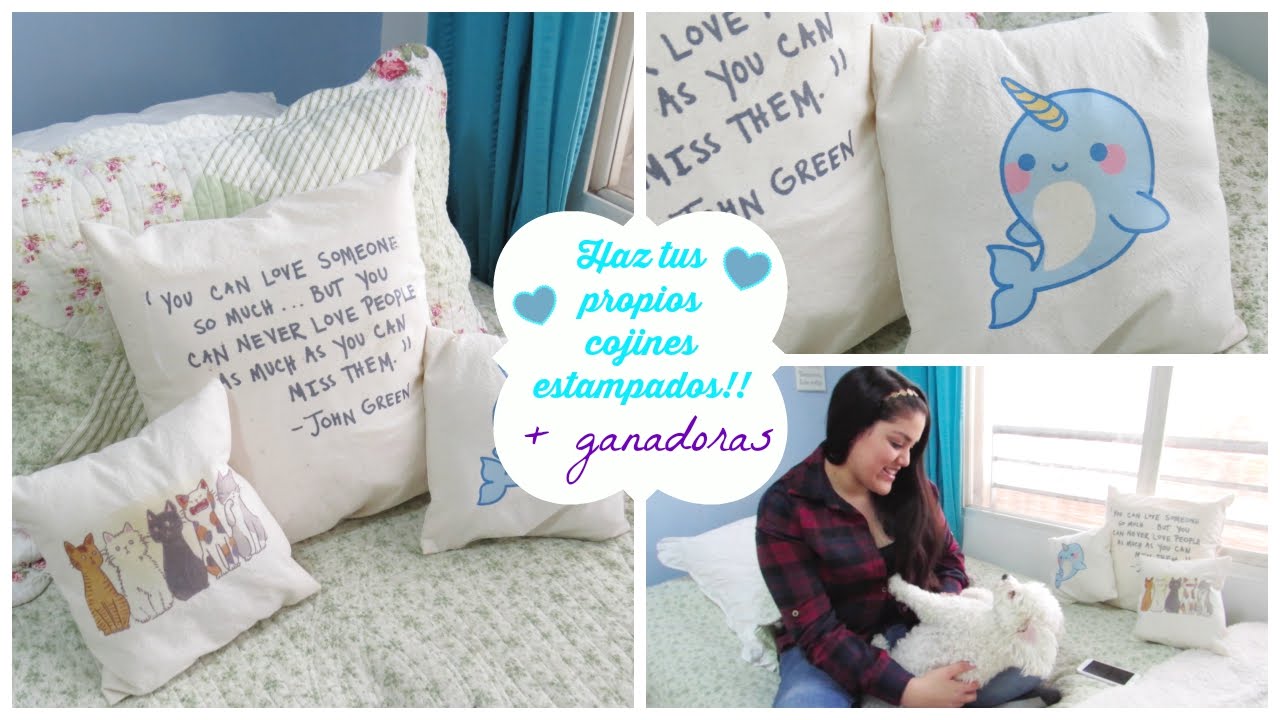 estampados en almohadas