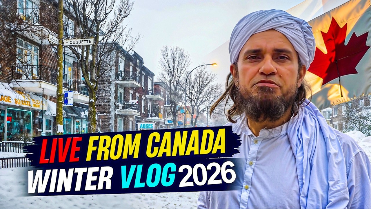 Mufti Tariq Masood Vlogs is live From Canada 2026 Vlog