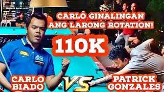 Carlo Biado (71) VS Patrick Gonzalez (49) | ROTATION 110k race 13💪