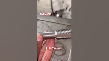 A simple idea for making a worm /Making Worm Gears With Taps - BUSTED