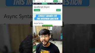 Async aur Await Kya Hota Hai Common Interview Question ka Asan Explanation #coding #javascript #web
