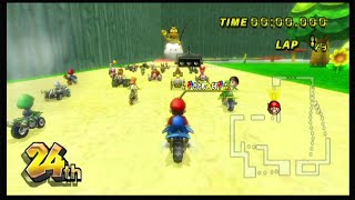 [マリオカートWii]24人モードでキノコピークスを遊んでみた。