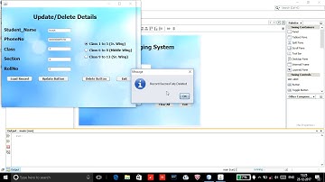 Class 12 IP Project Using Database Connectivity