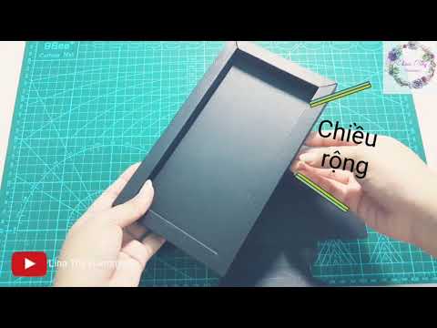 Video CÁCH LÀM KHUNG ẢNH BẰNG GIẤY - CÁCH 1 - Lina Thy... - youtube