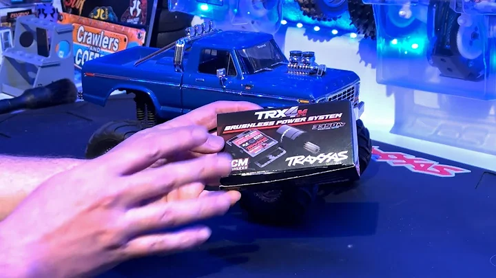 Traxxas TRX4M Brushless Power System Install TRX4MT