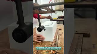 Technique for Cutting Styrofoam Blocks with Hot Wire – Satisfying Jobs and Machinery in the World
