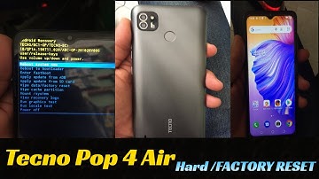 Tecno Pop 4 Air (BC1) (BC2) Hard/Factory reset تهيئة و اعادة ضبط المصنع