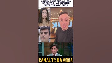 DUDA NÃO CONSEGUE ENTENDER PORQUE DUDU É O FAVORITO DO BRASIL #duducampeao #afazenda17