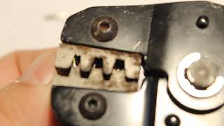 CRIMPING with SN-28B type Crimper for Dupont style connectors.