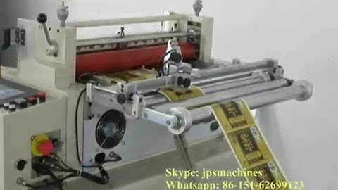 JPS-360D/500D  Label paper horizontal cutting machine with marking sensor and suck device