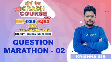 ESE ISRO BARC 2021 I DIGITAL ELECTRONICS I Question Marathon 02I Free Crash Course I Live @2pm