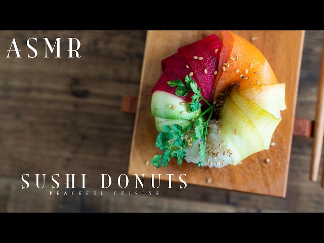 [ASMR] How to Make Sushi Donuts