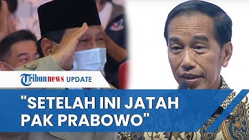 Jokowi Cerita Pengalaman 2 Kali Menangi Pilpres: Kelihatannya setelah Ini Jatahnya Pak Prabowo