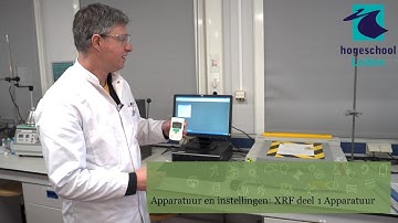 Kennisclip: XRF deel 1 apparatuur instructie