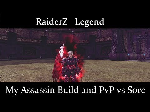 RaiderZ Legend My Assassin build and PVP vs Sorc