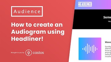 Create audiograms using Headliner app right from Castos! 🎯