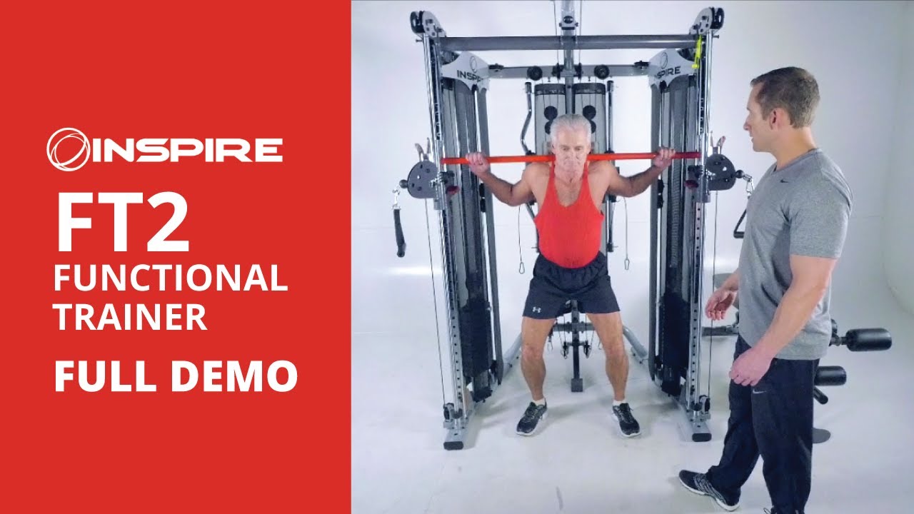 Inspire Fitness FT2 Functional Trainer Full Demo - YouTube