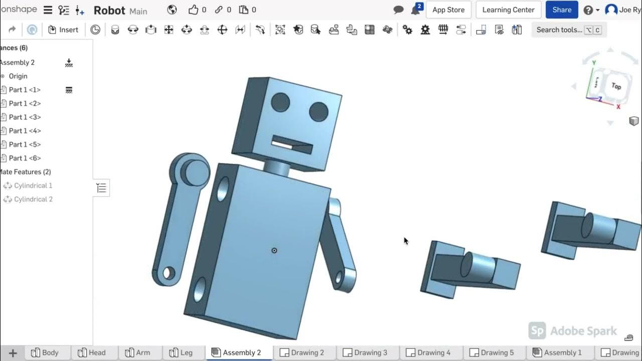 Activity Video OnShape Robot Assembly YouTube